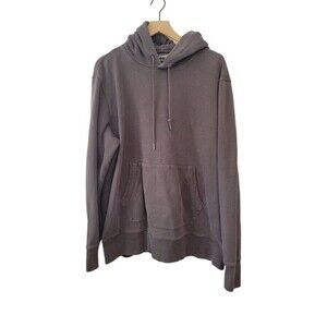 Madewell Men's Gray Pullover Hoodie Sweatshirt Size XL